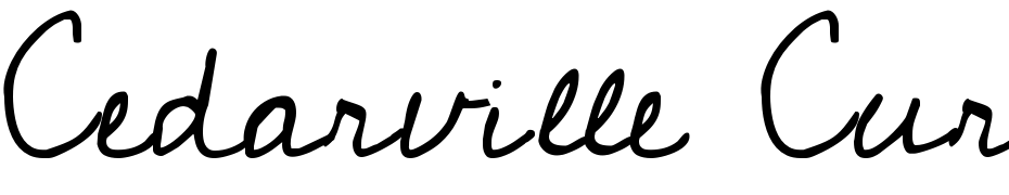 Cedarville Cursive Font Download Free